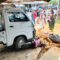 Hantam Mobil Pick UP hingga Terseret, Pengendara Motor Dilarikan ke RSUD Sumenep