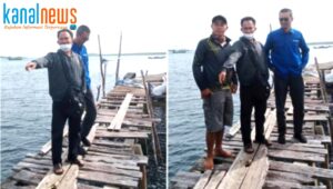 Rusak Parah, DKP Provinsi Bangka Belitung Tinjau Dermaga Suak Kemang