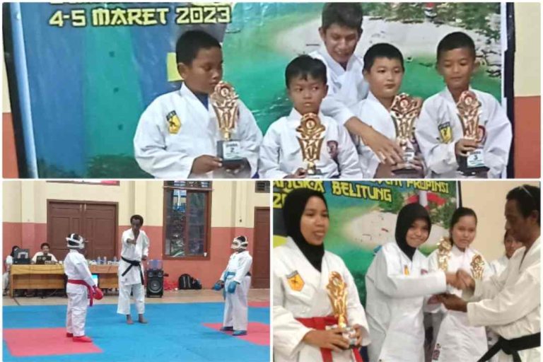 202 Orang Atlet dari 5 Kelas Ikuti Kejuaraan Karate Sport Tourism di Babel