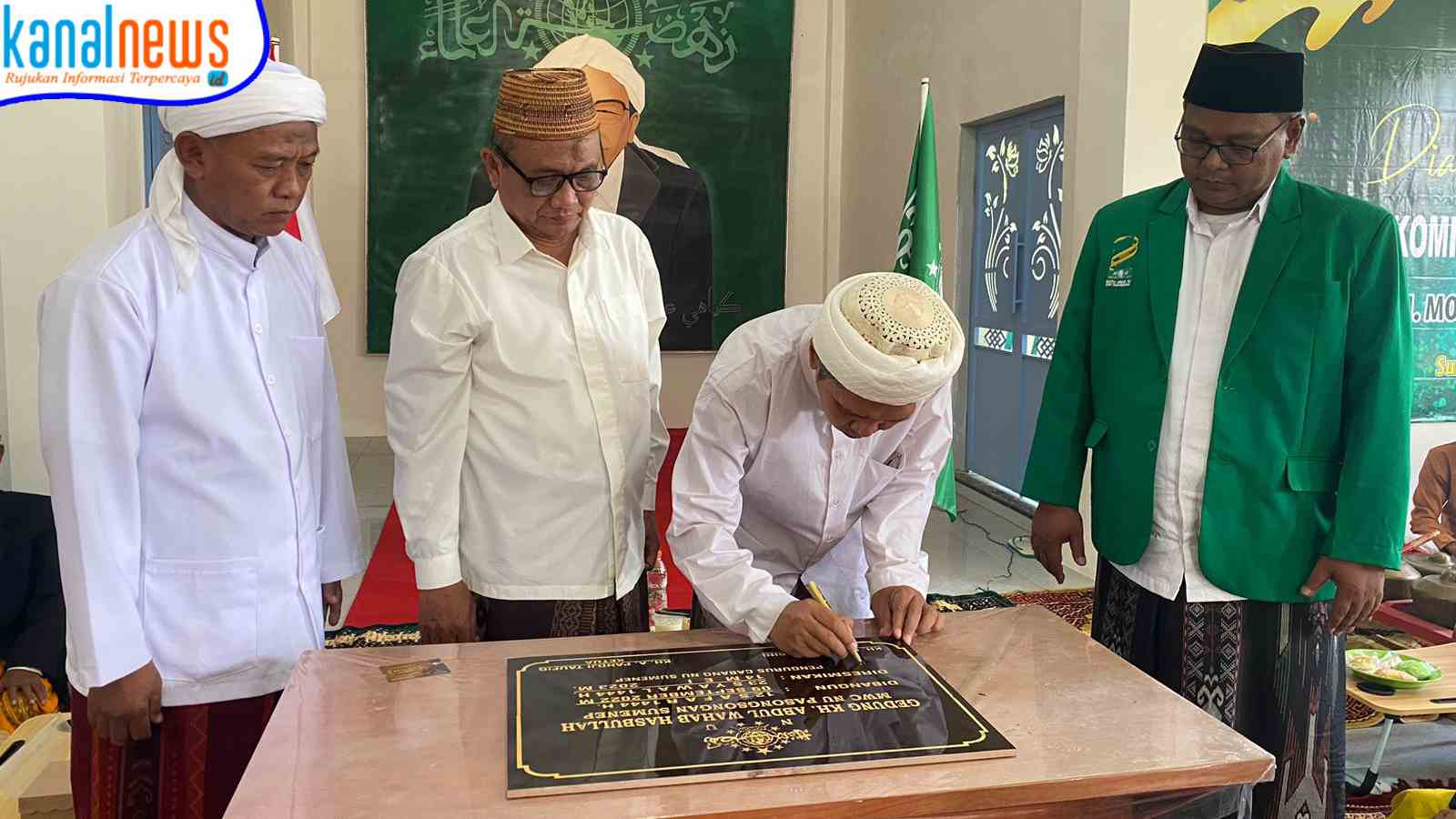 PC NU Sumenep Resmikan Gedung KH Abdul Wahab Hasbullah MWCNU Pasongsongan