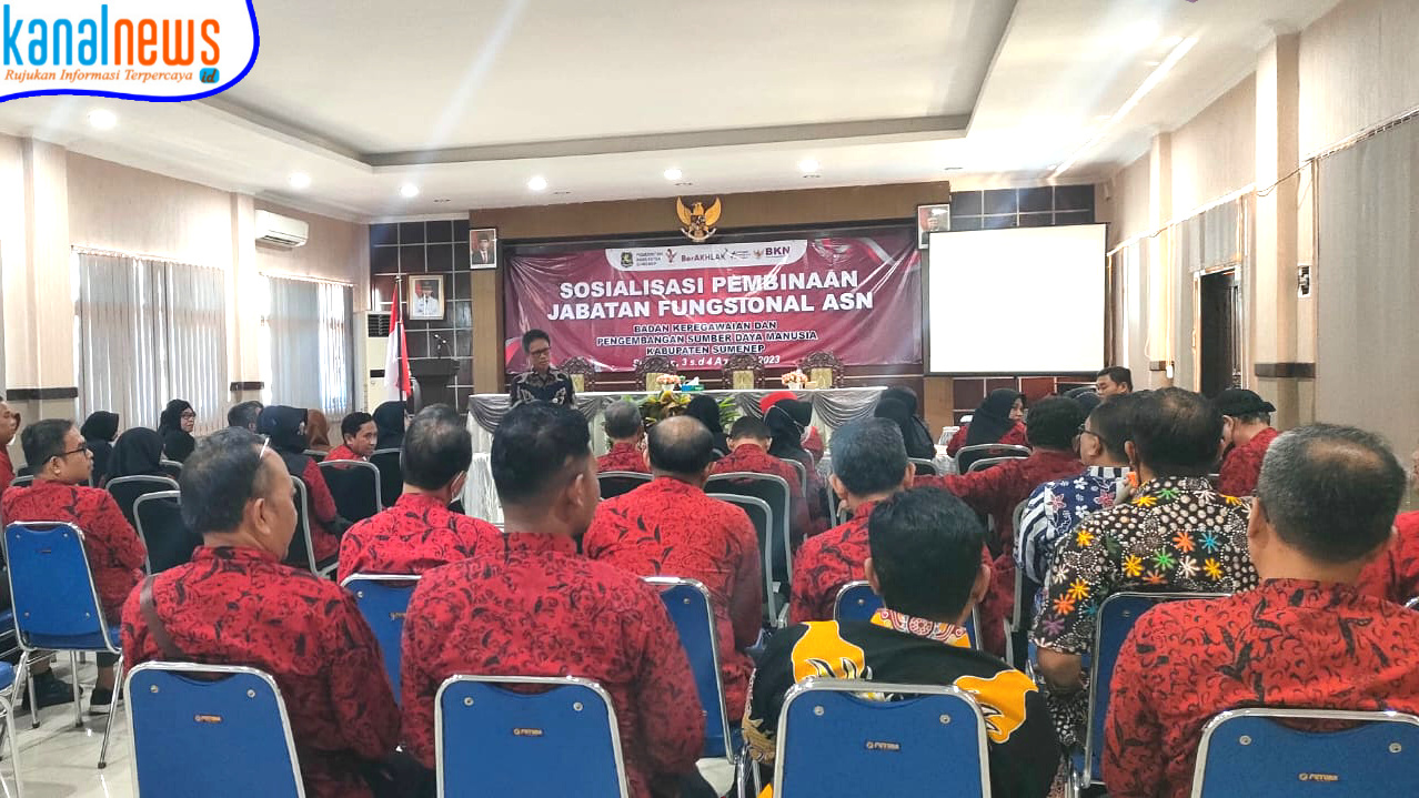 Tingkatkan Kinerja ASN, BKPSDM Sumenep Gelar Sosialisasi Pembinaan Jafung