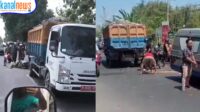Breaking News.! Kecelakaan Maut, Truk Sampah di Sumenep Makan Korban