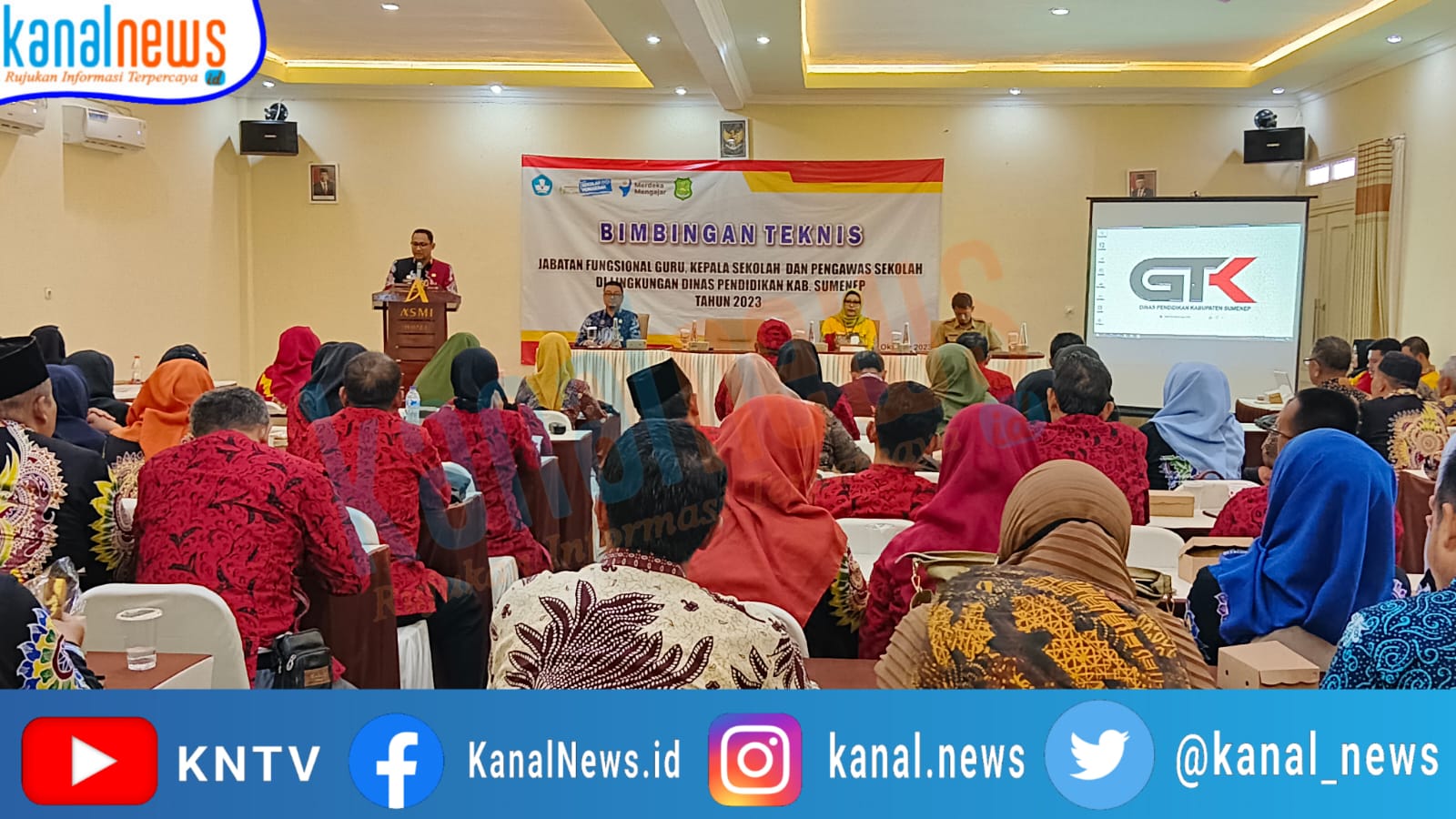 Gerak Cepat Disdik Sumenep Gelar Bimtek Perubahan Angka Kredit