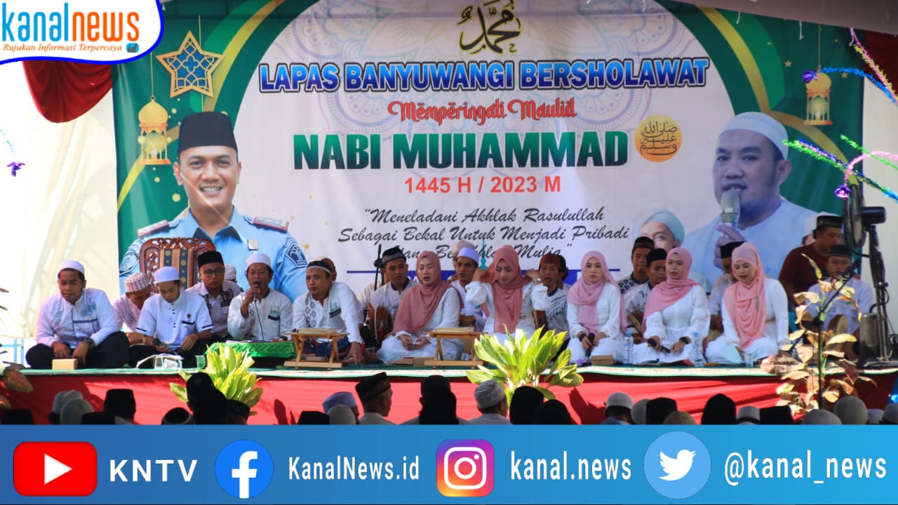 Wujud Cinta Rasulullah, Lapas Banyuwangi Bershalawat