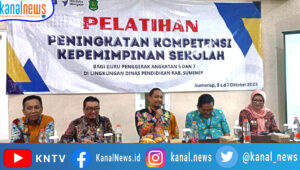 Siapkan Calon Kasek, Disdik Sumenep Gelar Pelatihan Kompetensi Kepemimpinan Sekolah