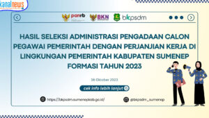 BKPSDM Sumenep Resmi Umumkan Hasil Seleksi Administrasi PPPK Formasi 2023, Ini Daftarnya