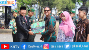 Bupati Hendy Hadiri Upacara HUT TNI Ke-78
