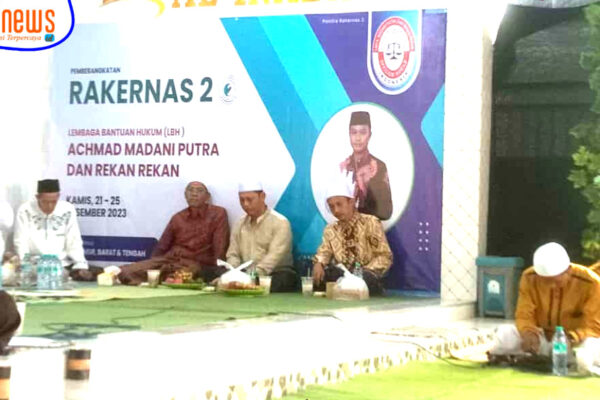 Tasyakuran Rakernas 2, LBH Madani Putra Komitmen Berikan Layanan Bantuan Hukum Gratis