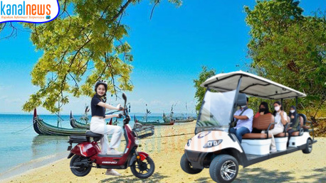 Keren.! Kini Destinasi Wisata di Sumenep Sudah Dilengkapi Fasilitas Sepeda dan Mobil Listrik