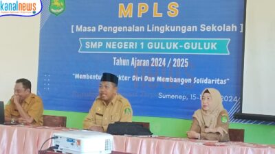 MPLS SMPN 1 Guluk-Guluk, Upaya Kenalkan Sekolah Sehat dan Literasi Pada Peserta Didik