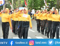Semarak HUT RI Ke-79, Partispasi Peserta Lomba Gerak Jalan di Beltim Meningkat