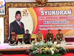 Diskop UKM Perindag Sumenep Gelar Syukuran Harkopnas Ke-77