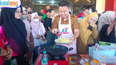 Semarak HUT RI Ke-79, Kabag Hukum Sumenep Ciptakan Menu Mie Goreng Terbang Kemerdekaan