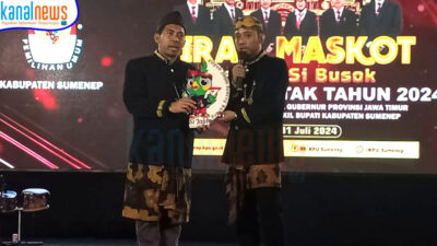 Kirab Si Jalih dan Si Busok; Cara KPU Sumenep Perkenalkan Maskot Pilkada 2024