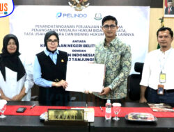 PT Pelindo dan Kejaksaan Beltim Teken MoU Penanganan Hukum