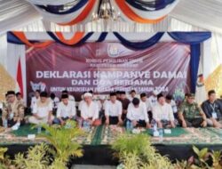 Sukseskan Pilkada 2024, KPU Sumenep Gelar Deklarasi Kampanye Damai dan Do’a Bersama