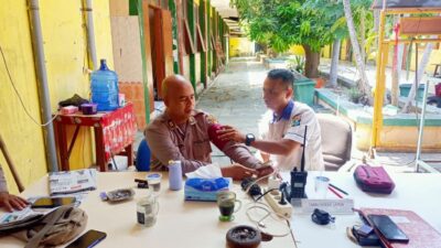 Polres Pamekasan Pastikan Kesehatan Petugas Piket Pilkada Serentak 2024