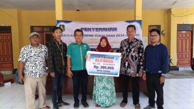 33 Warga Poreh Terima BLT DD Tahap Akhir 2024