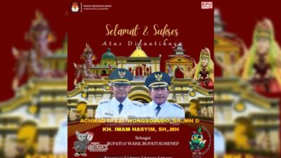 KPU Sumenep Saksikan Pelantikan Bupati dan Wakil Bupati Sumenep 2025-2030