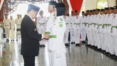 Kukuhkan 74 Paskibraka, Pj Bupati Pamekasan Beri Apresiasi Tinggi