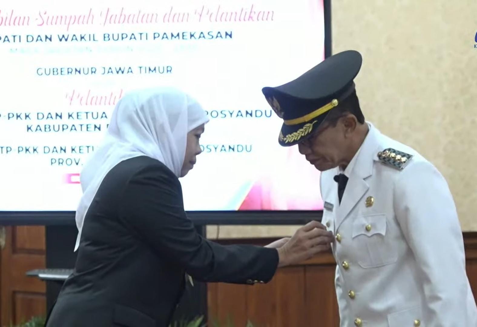 Pelantikan Kholilurrahman dan Syukrianto Sebagai Bupati dan Wakil Bupati Pamekasan 2025-2030