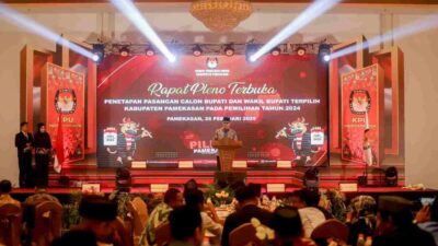Rapat Pleno Terbuka Penetapan Pasangan Calon Bupati dan Wakil Bupati Terpilih Pamekasan