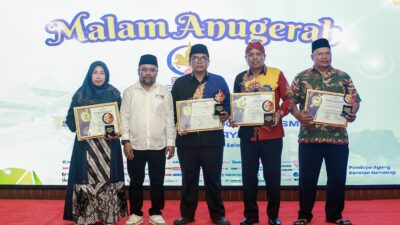Atas Dedikasi dan Inovasi Membangun Desa, 4 Kades di Sumenep Raih Penghargaan SMSI Award 2025