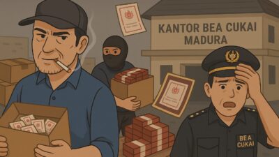Patgulipat Praktik Rokok Ilegal dan Ternak Pita Cukai di Sumenep Bikin Bea Cukai Kelabakan