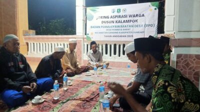 Jaring Aspirasi, BPD Rombiya Barat Ingin Pembangunan Desa Sesuai Kebutuhan Warga