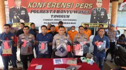 Polresta Banyuwangi Bongkar Sindikat Curanmor Lintas Daerah
