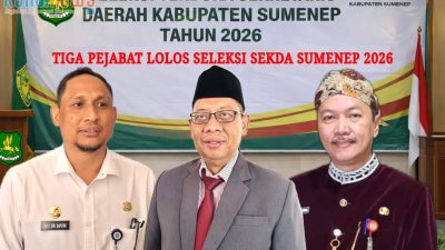 Tiga Pejabat Lolos Seleksi Sekda Sumenep 2026, Bupati Fauzi Akan Pilih Siapa?