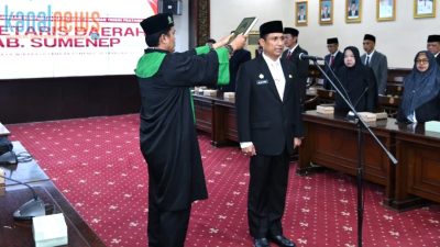 Bupati Sumenep Resmi Lantik Agus Dwi Saputra Jadi Sekda