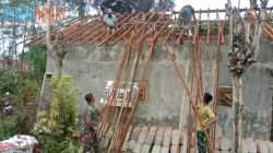 Atap Rumahnya Direhab Satgas TMMD Ke-127, Pak Saiful; Seperti Mimpi Jadi Nyata