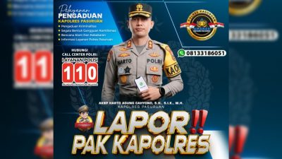 Call center 110 Polres Pasuruan