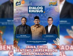 Angkat Swasembada Garam Nasional, Bupati Sumenep Apresiasi Program JTV
