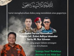 Prajurit TNI Gugur di Lebanon, MPC Pemuda Pancasila Kota Pasuruan Kutuk Keras Serangan Brutal Israel