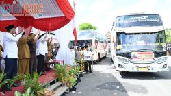Pesan Menyentuh Wabup Kiai Imam Iringi Keberangkatan 1.356 Jamaah Haji Sumenep