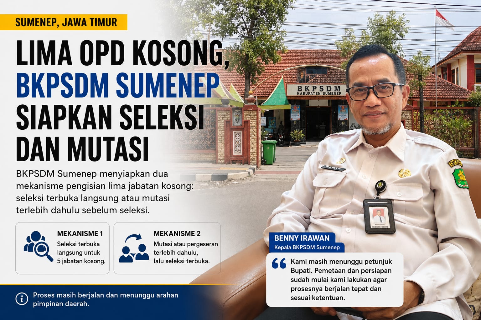 Kepala BKPSDM Sumenep