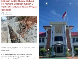 Begini Respon Kejati NTT Terkait Proyek Menara Yang Kualitas Buruk