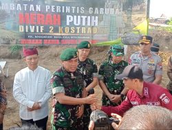 Akses Bertahun-tahun Terisolasi, Pangdivif 2 Kostrad Resmikan Jembatan GMP di Bakalan