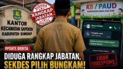 Diterpa Isu Double Job, Oknum Sekdes di Sapeken Pilih Bungkam Seribu Bahasa