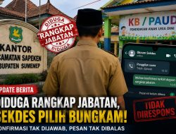 Diterpa Isu Double Job, Oknum Sekdes di Sapeken Pilih Bungkam Seribu Bahasa