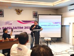 Buka RAKERDA SMSI Jatim, Firdaus Tekanan Anggota Harus Memiliki Mindset Pengusaha