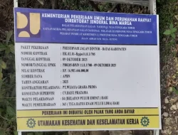 Pekerjaan Proyek Tidak Brkualitas. Masyarakat Desak APH Priksa PT Wijaya Graha Prima Dan Cabut Ijin Kerjasama.