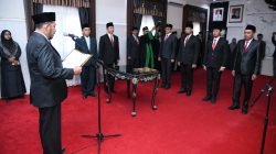 Lantik Empat Kepala OPD Baru, Bupati Fauzi Tekankan Kerja Nyata