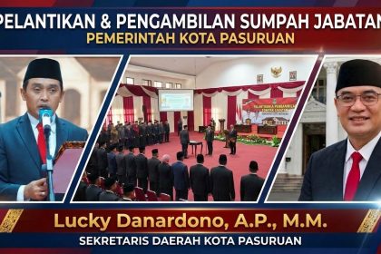 Pelantikan Sekda Kota Pasuruan